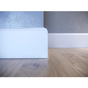 Listwa drewniana biała